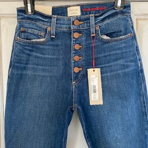 A + O high rise jeans